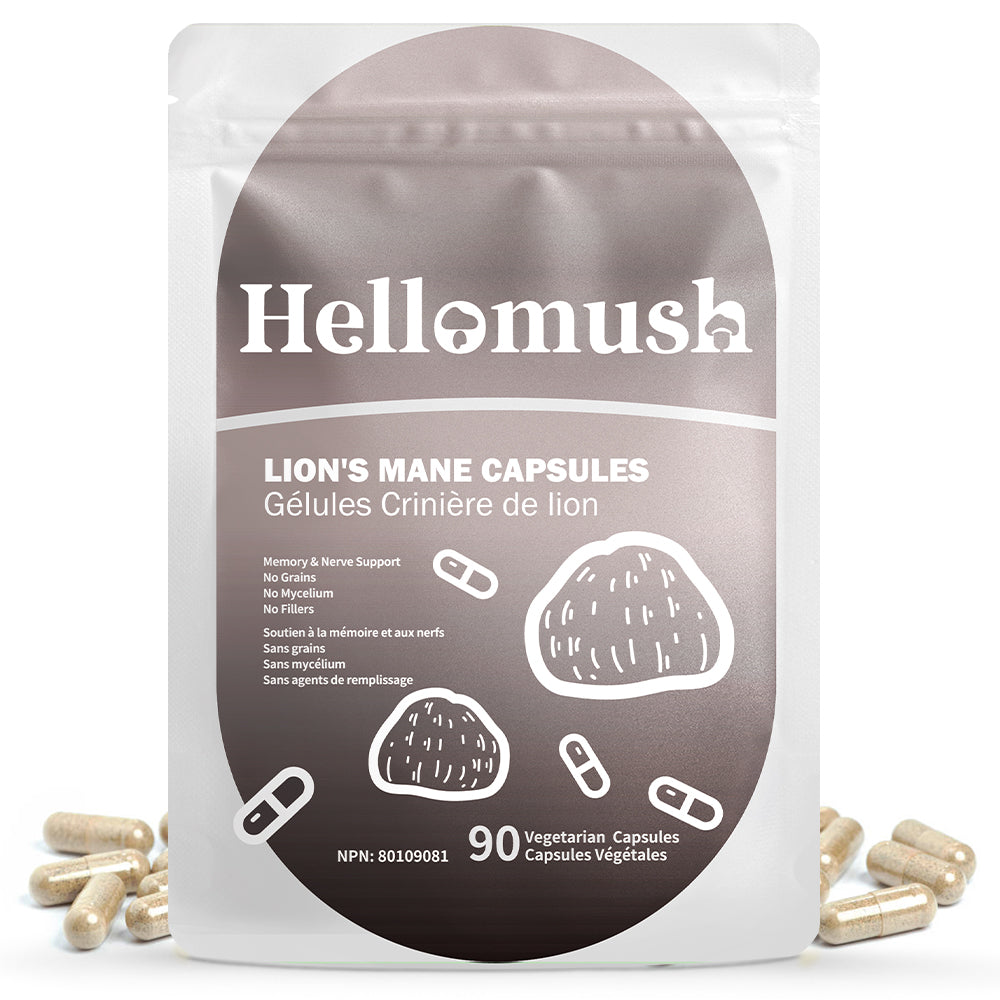 Hellomush Lion's Mane Capsules 90 Caps