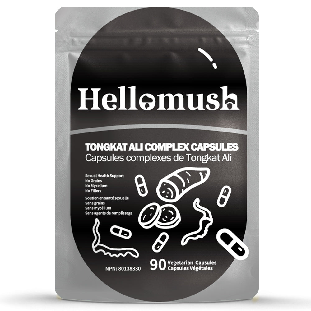 Tongkat Ali Complex Capsules – Tongkat Ali with Cordyceps, Lion's Mane, Reishi & Chaga – 90 Capsules