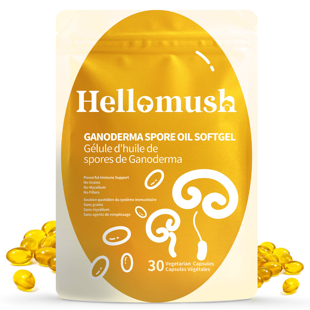 Hellomush Ganoderma Spore Oil Softgel