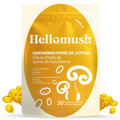 Hellomush Ganoderma Spore Oil Softgel