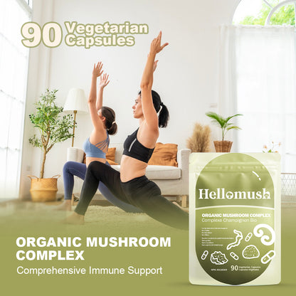 Hellomush Organic Mushroom Complex 90 Caps
