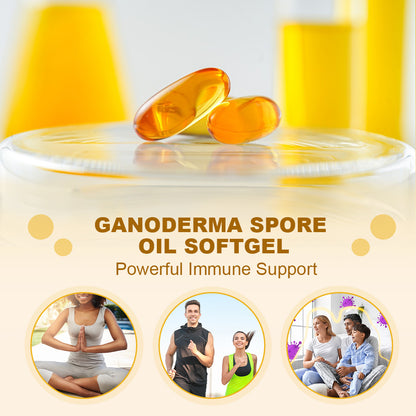 Hellomush Ganoderma Spore Oil Softgel