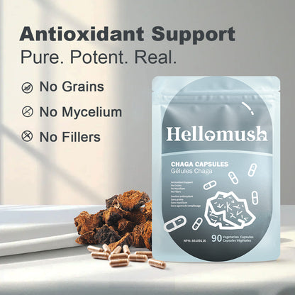 Hellomush Chaga Capsules 90 Caps
