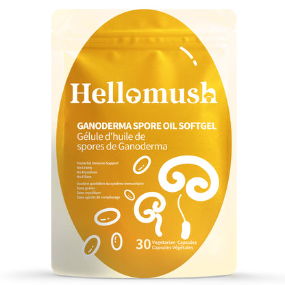 Hellomush Ganoderma Spore Oil Softgel