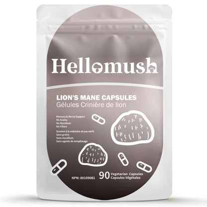 Hellomush Lion's Mane Capsules 90 Caps