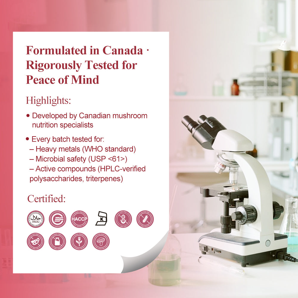 Hellomush Hydrolyzed Marine Collagen Peptides With Mushroom Complex Powder 330g